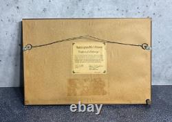 RARE! Franklin Mint Remington No. 1 Smoot 24k Gold Sterling Silver Silhouette