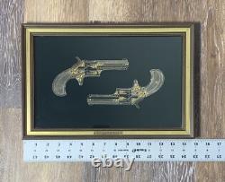 RARE! Franklin Mint Remington No. 1 Smoot 24k Gold Sterling Silver Silhouette