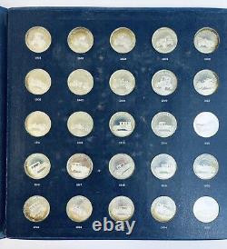 RARE Franklin Mint Series 1 Collection of Sterling Silver Antique Car Coins