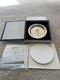 Rare George Washington Sterling Silver Plate Ltd Ed With24kt Gold Inlay With Coa