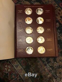 RARE! The Genius of Michelangelo Franklin Mint Sterling Silver COIN MEDALLIONS