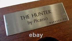 RARE The Hunter Pablo PICASSO Limited Ed Franklin Mint Sterling Silver Etching