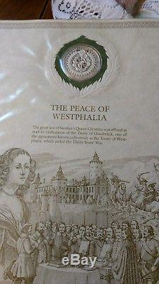 RARE The Worlds Great Historic Seals 50 Sterling Silver Franklin Mint 1981 look