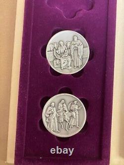 RARE! Vita Christi Sterling Silver Medals/ Franklin Mint 1971 MISSING 1 Medal