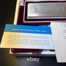 Rare 10,000 Grain Sterling Silver Bar Franklin Mint