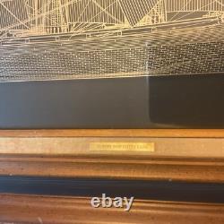 Rare! Set 4 Lg. Franklin Mint Sterling Silver Sailing Ships Pictures