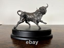 Raymundo Cobo Toro Solid Sterling Silver Sculpture Franklin Mint 1 KG