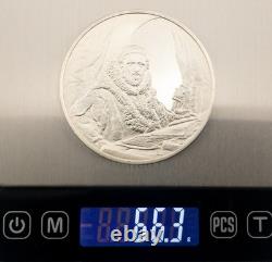 Rembrandt, Portrait of Jan Uytenbogaert Franklin Mint, Sterling Round 66.3 g