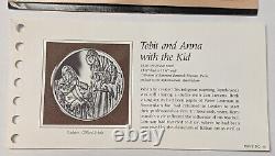 Rembrandt Sterling Silver Art Round Tobit and Anna with the Kid66 grams. 925