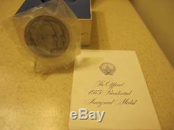 Richard M Nixon Presidential Inaugural Medal Sterling Silver 1973