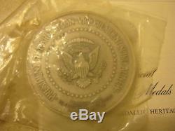 Richard M Nixon Presidential Inaugural Medal Sterling Silver 1973