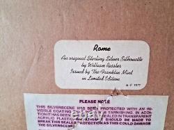 Rome Original Sterling Silver Franklin Mint Limited 1977