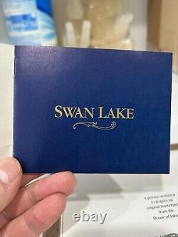 SASA Franklin Mint House Of Faberge Sterling Egg Swan Lake With 14k Gold