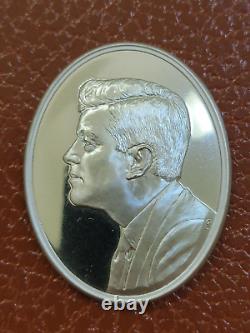 SCARCE PROOF STERLING SILVER John F Kennedy Profiles In Courage 9 Medal Set