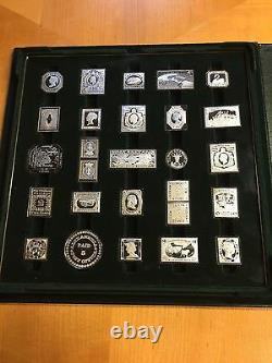 SILVER PROOFS of Worlds Greatest Stamps International Society of Postmasters