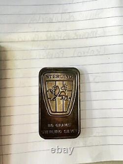STERLING 85 GRAMS STERLING SILVER BAR From Automobile brand STERLING