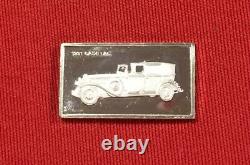 STERLING SILVER CENTENNIAL CAR MINI INGOT COLLECTION (100pcs)