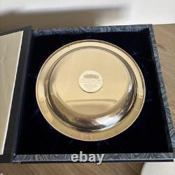 STERLING SILVER PLATE with24kt GOLD INLAY George WashingtonLTD ED FRANKLIN MINT