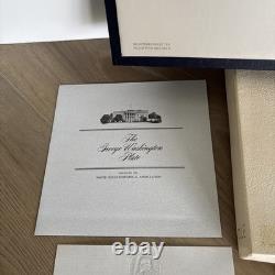 STERLING SILVER PLATE with24kt GOLD INLAY George WashingtonLTD ED FRANKLIN MINT