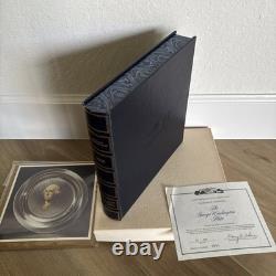 STERLING SILVER PLATE with24kt GOLD INLAY George WashingtonLTD ED FRANKLIN MINT