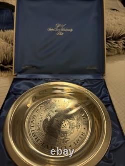 Saint Louis University Sterling Silver Plate Signed Franklin Mint 1975