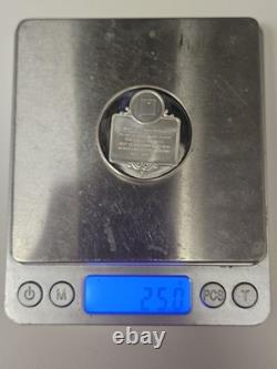 Santa Fe New Mexico 1972 Palace Of The Governors Sterling Silver Medal