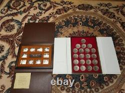 Set 20 Parables of Jesus solid Sterling Silver Medals with Free Silver Gift set