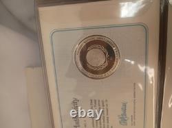 Set Of 5 1977 Sterling Silver Proof 1st Ed. United Nations Commemorative Medals