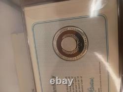 Set Of 5 1977 Sterling Silver Proof 1st Ed. United Nations Commemorative Medals