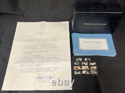 Set of 11 Franklin Mint Gemstones Of The World Silver Ingot Collection