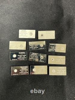 Set of 11 Franklin Mint Gemstones Of The World Silver Ingot Collection