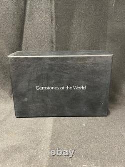 Set of 11 Franklin Mint Gemstones Of The World Silver Ingot Collection