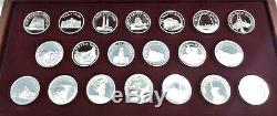 Set of 20 1 oz Silver Rounds Great American Landmarks Franklin Mint Sterling