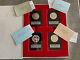Set Of 4 Franklin Mint Sterling Silver Holiday Medals Proofs 1978
