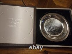 Set of 5 Franklin Mint Sterling Silver James Wyeth Decorative Plates 1972-1976