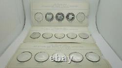 Silver 1969 American States of the Union Set 50 Coin Medals Franklin Mint 700 g