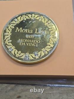 Silver 2 OZ Medal Franklin Mint 100 Greatest Masterpieces MONA LISA