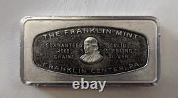 Silver Bullion Franklin Mint 1000 Grain Sterling Silver Ingot