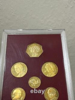 Solid Silver Sterling Silver Coins Not Scrap Royal Wedding 1972 Franklin Mint