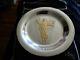 Solid Sterling Silver 925 Plate Resurrection Plate 335.7g With 24kt Gold Overlay