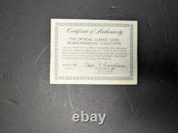 Solid Sterling Silver Franklin Mint Official Classic Car Miniature Collection