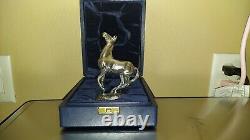 Solid Sterling Silver Horse Playing Up sculpture by Lorne McKean John Pinches
