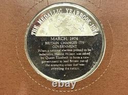 Solid Sterling Silver Limited Edition Proof The Medallic Yearbook 1974