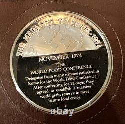 Solid Sterling Silver Limited Edition Proof The Medallic Yearbook 1974