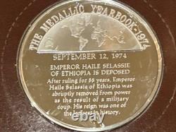 Solid Sterling Silver Limited Edition Proof The Medallic Yearbook 1974