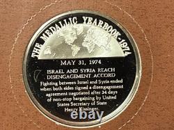 Solid Sterling Silver Limited Edition Proof The Medallic Yearbook 1974