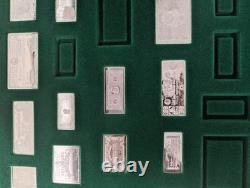 Solid Sterling Silver The World's Greatest Banknotes Franklin Mint Set Collectio