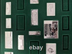 Solid Sterling Silver The World's Greatest Banknotes Franklin Mint Set Collectio