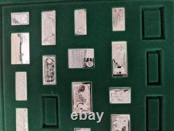 Solid Sterling Silver The World's Greatest Banknotes Franklin Mint Set Collectio