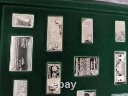 Solid Sterling Silver The World's Greatest Banknotes Franklin Mint Set Collectio